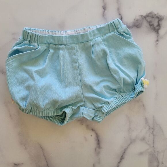 Petit confection 18 month Striped pastel spring promenade top bloomer set outfit - Picture 6 of 7